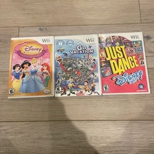 3 wii games